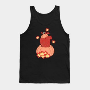 Anatomy heart autumn Tank Top